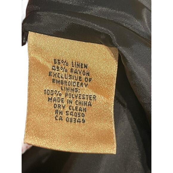 NWT Kasper Separates Jacket w/ Silver Embroidered Shapes Size 12P - Picture 8 of 8